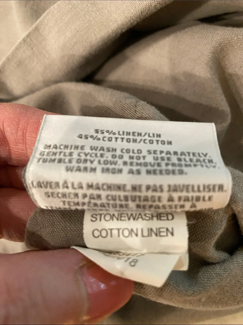 Restoration Hardware Fog King Pillowcase
